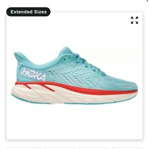 HOKA womens clifton 8 running shows size 8.5